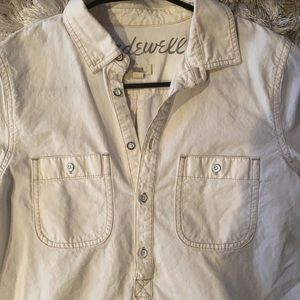 Madewell White Colored Top
